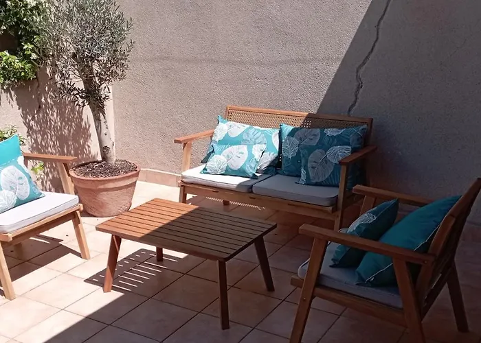 アパート Duplex La Terrasse Jasmin メーズ